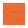 (20) 25cm PUMPKIN ORANGE BEVERAGE NAPKINS