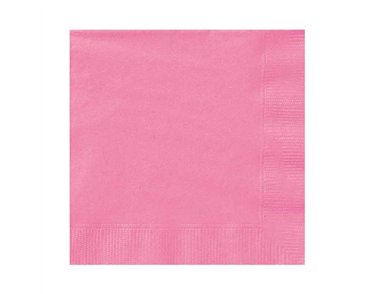(20) 25cm HOT PINK BEVERAGE NAPKINS