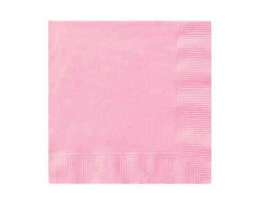 (20) 25cm LOVELY PINK BEVERAGE NAPKINS