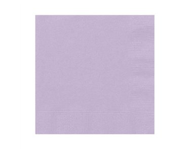 (20) 25cm LAVENDER BEVERAGE NAPKINS