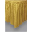 GOLD PLASTIC TABLE SKIRT
