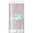 50X84in IRIDESCENT PLASTIC TABLE COVER