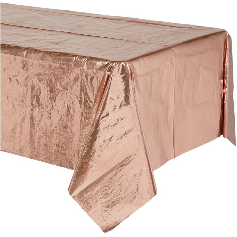 METALLIC ROSE GOLD TABLECOVER