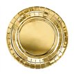 (6) 18cm GOLD FOIL PLATES