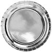 (6) 23cm SILVER FOIL ROUND PLATES