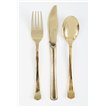 18PC GOLD SOLID ASSORTED PLASTIC CUTLERY