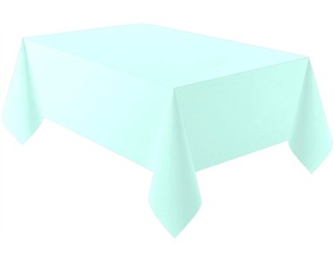 SEAFOAM BLUE PAPER TABLECOVER
