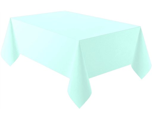 SEAFOAM BLUE PAPER TABLECOVER