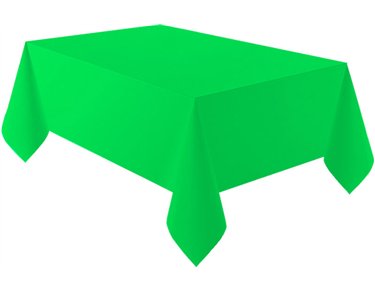 EVERGREEN PLASTIC TABLECOVER
