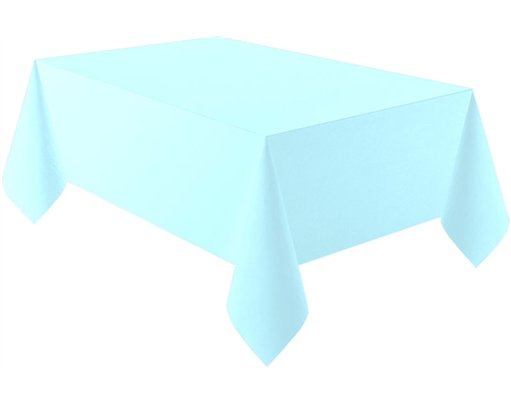 DUCK EGG BLUE PLASTIC TABLECOVER