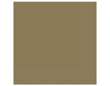 20PK CREME BRULEE GOLD  LUNCH NAPKINS