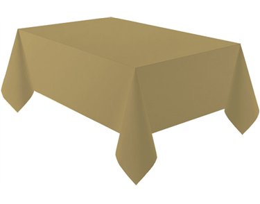 CREME BRULEE GOLD PAPER TABLECOVER