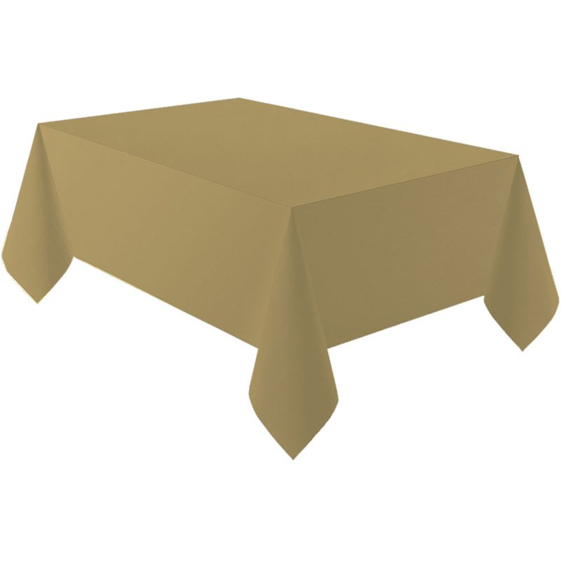 CREME BRULEE GOLD PAPER TABLECOVER