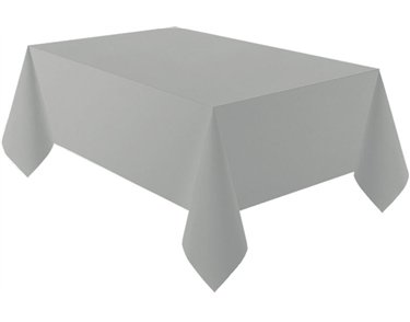 GRAPHITE SILVER PAPER TABLECOVER