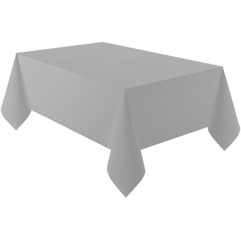GRAPHITE SILVER PAPER TABLECOVER