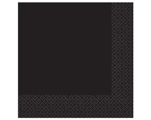 20PK CHARCOAL  BLACK LUNCH NAPKINS