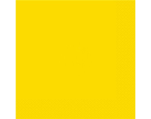 20PK NEON YELLOW BEVERAGE NAPKINS