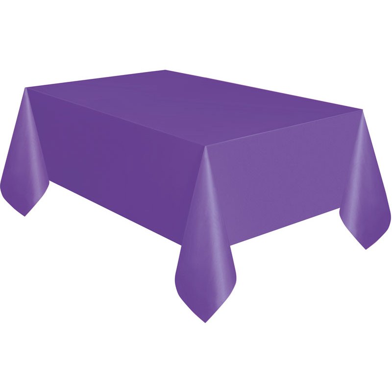 54x108in NEON PURPLE TABLECOVER