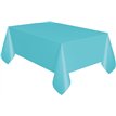 54x108in TERRIFIC TEAL PLASTIC TABLECOVER