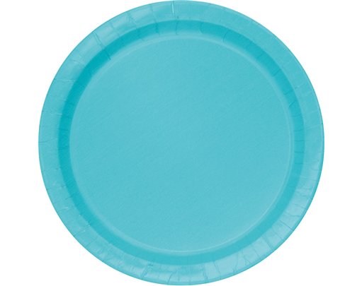 8PK 9in TERRIFIC TEAL PLATES