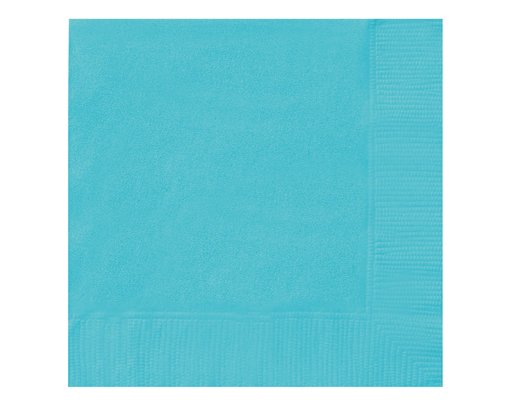 20PK TERRIFIC TEAL BEVERAGE NAPKINS