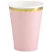 6PK 220ml LIGHT PINK CUPS