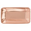 8PK 9x5in ROSE GOLD APP PLATES