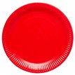 8PK 23cm FIESTA RED PAPER PLATES