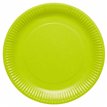 8PK LIME CORIDIAL GREEN  PAPER PLATES
