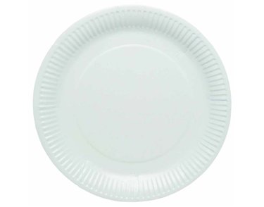 8PK 23cm DUCK EGG BLUE PAPER PLATES