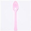 24PK MARSHMALLOW  PINK PLASTIC SPOONS