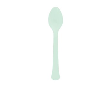24PK PLASTIC SPOONS 24PK DUCK EGG BLUE