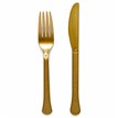 24PK MIXED CUTLERY 24PK CREMEBRULEE GOLD