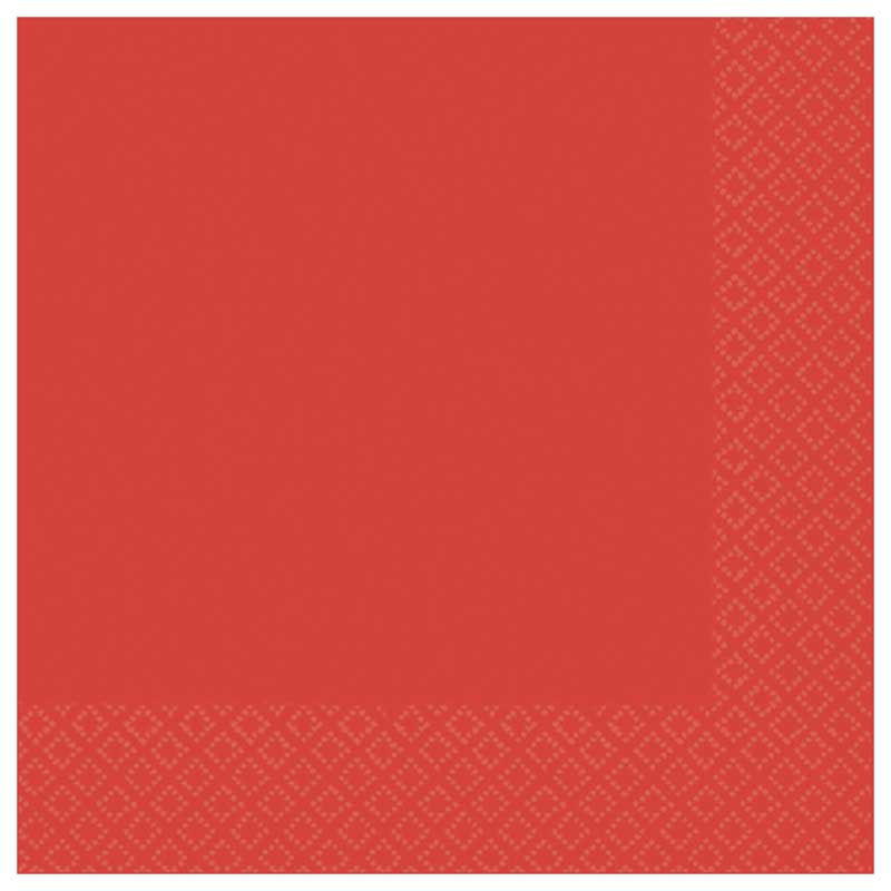 20PK 3PLY WATERMELON RED LUNCH NAPKINS