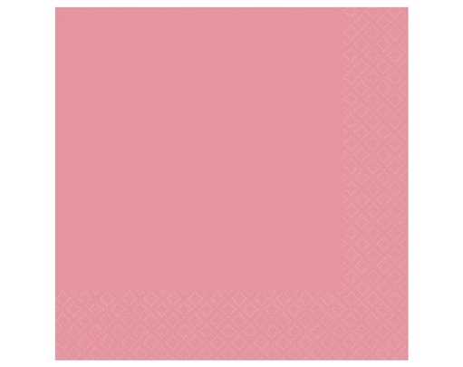 20PK 3PLY BABY PINK LUNCH NAPKINS