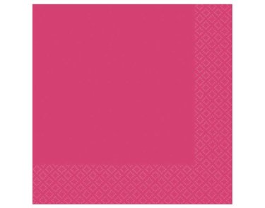 20PK 3PLY FUCHSIA PINK LUNCH NAPKINS