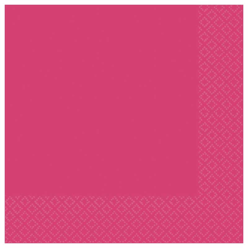 20PK 3PLY FUCHSIA PINK LUNCH NAPKINS