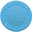 21cm BLUE "PARTY" REUSABLE SEMI-TRANSPARENT PLATE