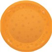 21cm ORANGE "PARTY" REUSABLE SEMI-TRANSPARENT PLATE