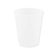 250ml WHITE REUSABLE SEMI-TRANSPARENT CUP