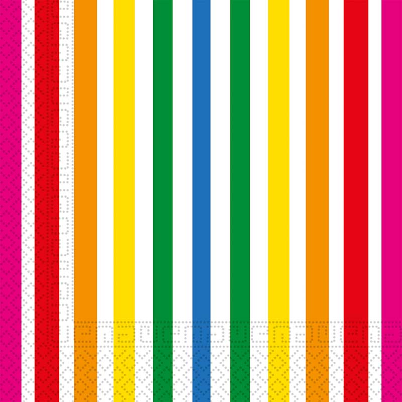 20PK 33cm FLUORESCENT PARTY NAPKINS
