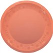 21cm PASTEL SALMON "PARTY" REUSABLE SEMI-TRANSPARENT PLATE