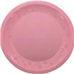 21cm PASTEL PINK "PARTY" REUSABLE SEMI-TRANSPARENT PLATE