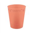 250ml PASTEL SALMON "PARTY" REUSABLE SEMI-TRANSPARENT CUP