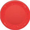 21cm BRIGHT RED "PARTY" REUSABLE SEMI-TRANSPARENT PLATE