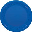 21cm BRIGHT BLUE "PARTY" REUSABLE SEMI-TRANSPARENT PLATE