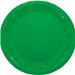 21cm BRIGHT GREEN "PARTY" REUSABLE SEMI-TRANSPARENT PLATE