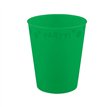 250ml BRIGHT GREEN "PARTY" REUSABLE SEMI-TRANSPARENT CUP