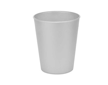 250ml SILVER REUSABLE CUP