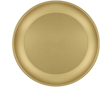 21cm GOLD REUSABLE PLATE